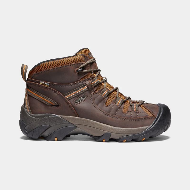 Discount Keen Targhee II Waterproof Mid Mens Hiking Boots Brown (3806-YRGWN)